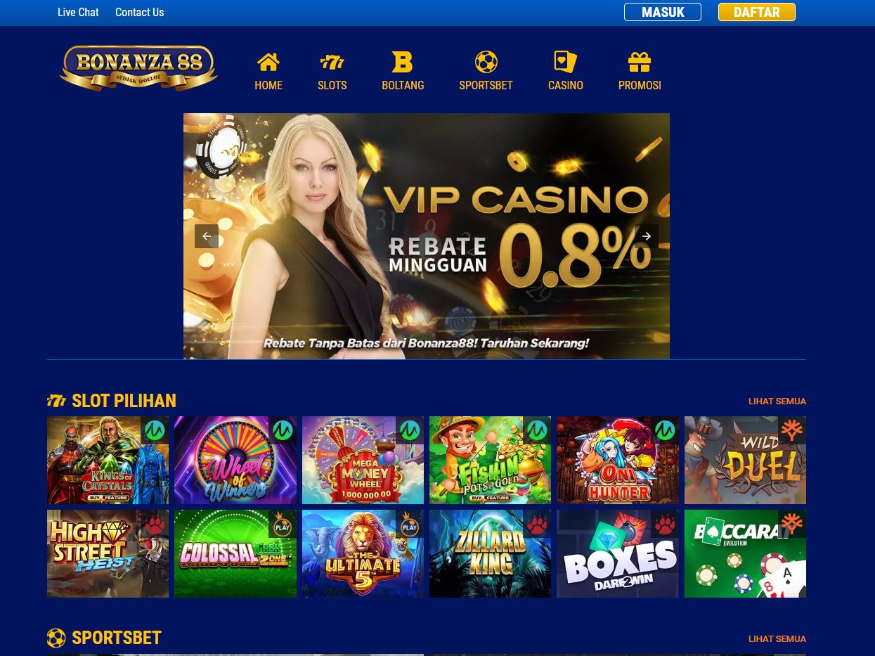 Why Bonanza88 Is the Most Trusted Online Gambling Site in Indonesia